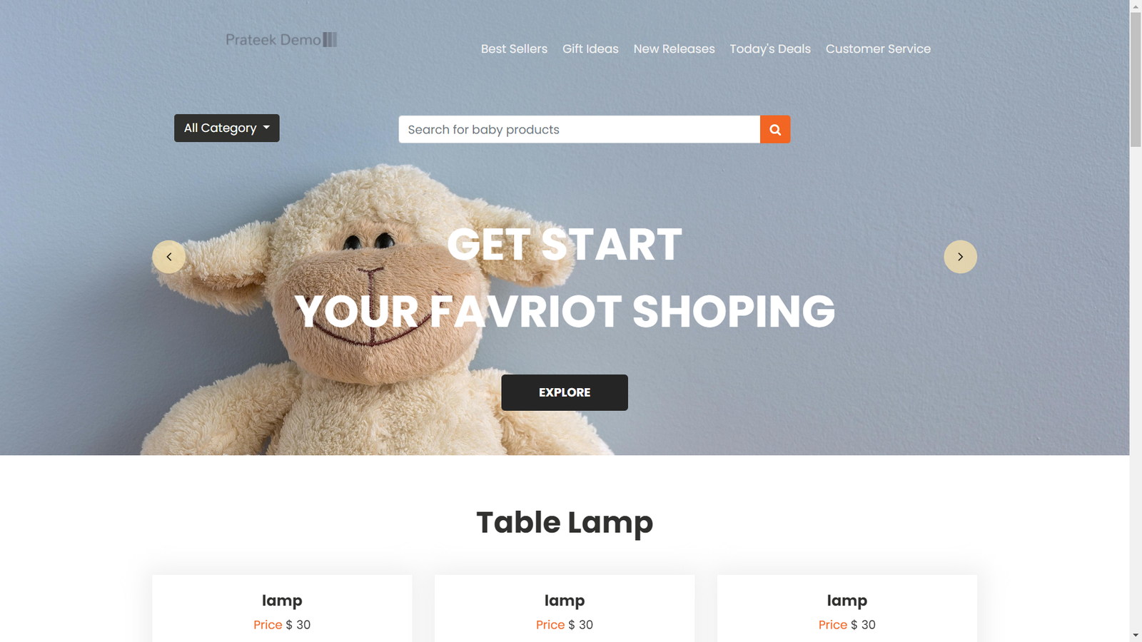 Catalogue E-Commerce